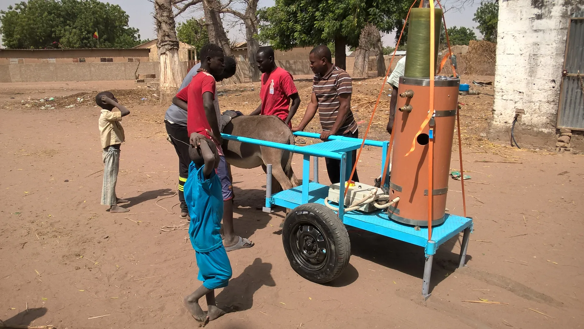 Solution d'eau potable mobile en Afrique