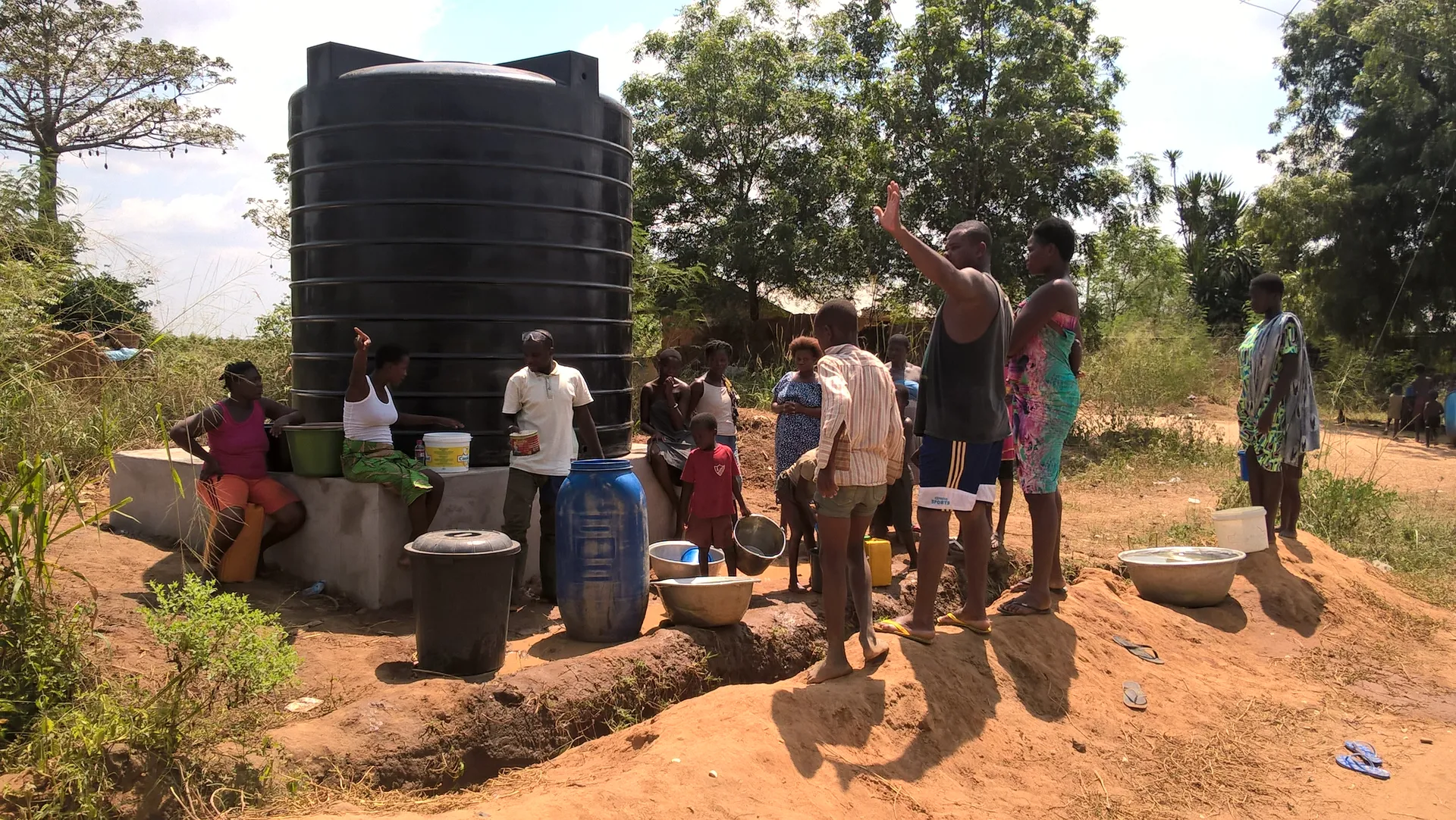 Distribution d'eau potable en Afrique